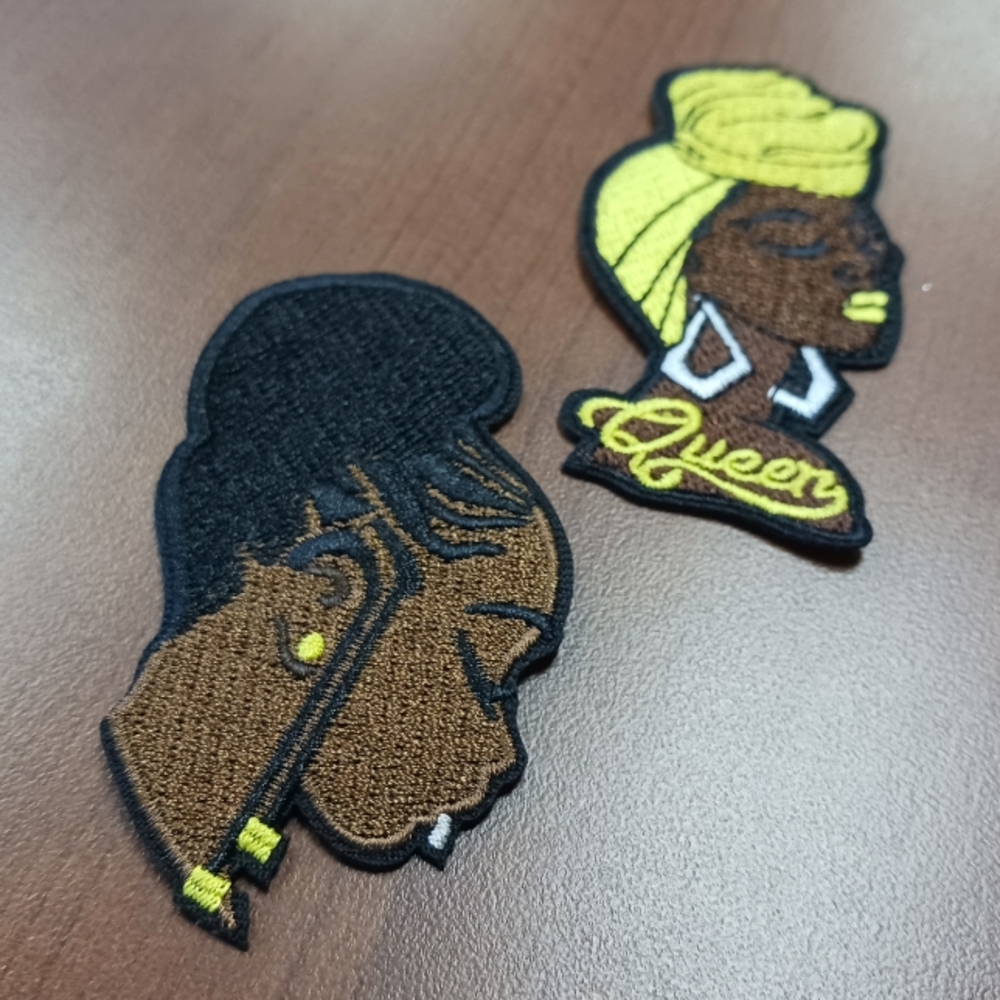 Embroidered Queen Patches